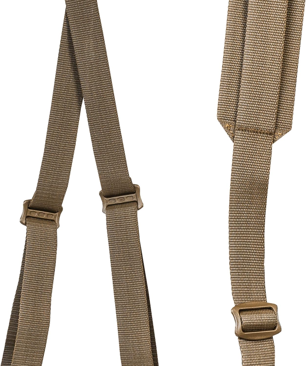 Tasmanian Tiger Warrior Belt MK III, Tactical Battle Belt, MOLLE Webbing, Chest Strap Carrying System, Medium, Coyote (TT-7655-346-M)