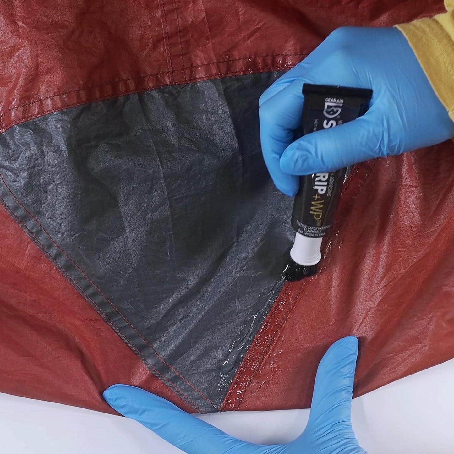 GEAR AID Seam Grip WP Waterproof Sealant and Adhesive for Jackets, Tents, Sleeping Pads and Outdoor Fabric | Repairs Rips, Seals Seams on Nylon, Canvas and Vinyl