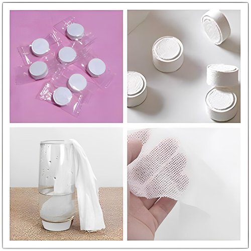 Swity Home Compressed Towel Coin Tissues Portable Wipe Napkin Paper Tablets Non-Woven Disposable Compressed Cotton Tissue Towel Home Hand Wipes