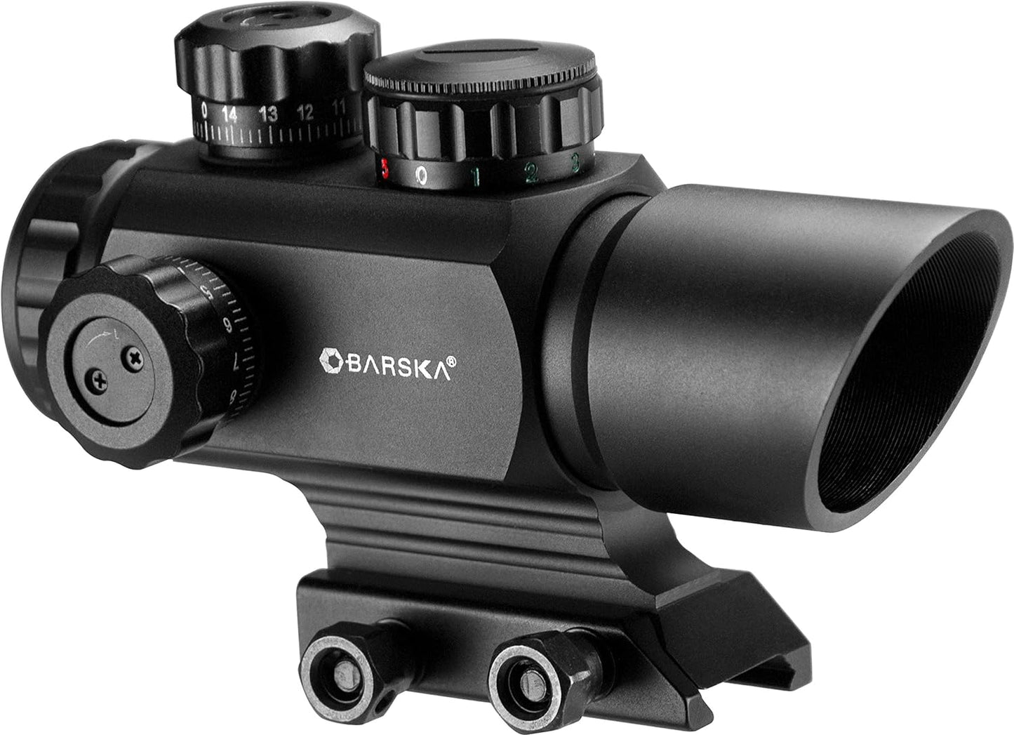 Barska Red Dot Sight – Compact Reflex Optic Scope with Adjustable Brightness for Rifles, Shotguns, Handguns, and Crossbows
