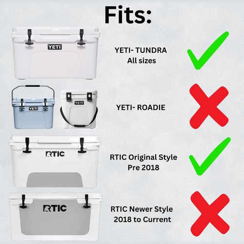 Sliding Feet for Yeti Tundra Cooler (Black) Set of 4