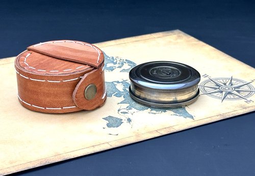 for I Know The Plans I Have for You - Jeremiah 29:11, Compass Engraved Leather Box, Christian & Religious Gifts for Men, Confirmation, Communion & Baptismal Gifts