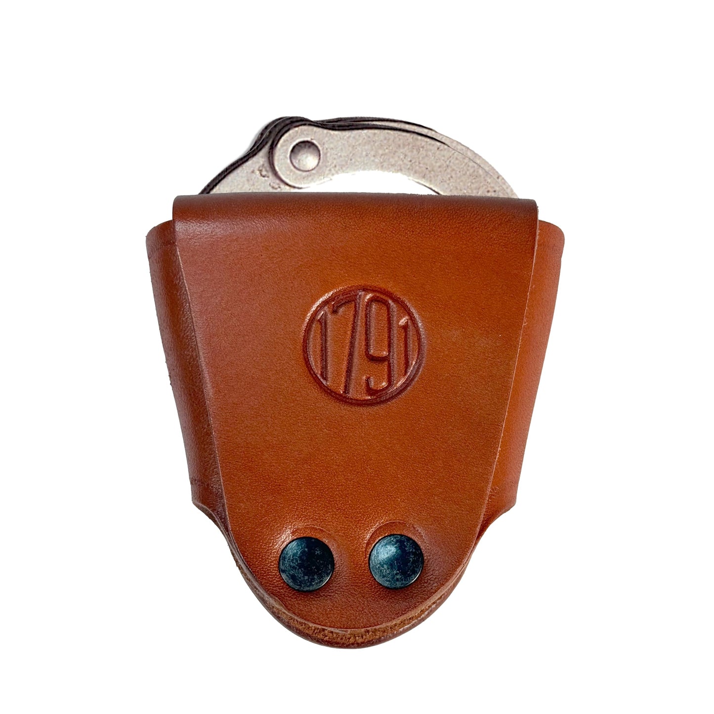 1791 Gunleather Handcuff Holster, Open Top Hand Cuff Holders for Duty Belt, Handcrafted Leather Handcuff Pouch