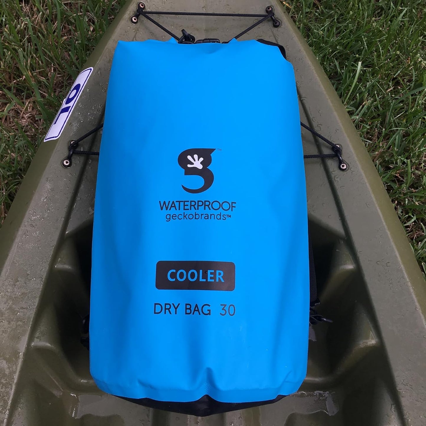 geckobrands 30L Dry Bag Cooler - Holds 24 Cans or 18 Bottles - Dry Bag Backpack, Perfect for Outdoor Activities