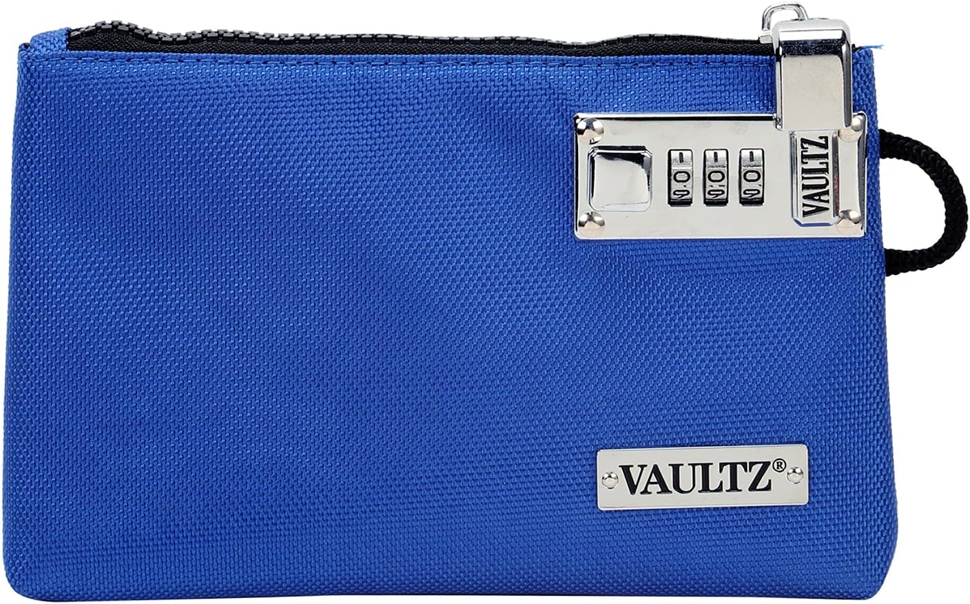 Vaultz Money Bag with Lock - 5 x 7 Inch, Men & Women's Locking Accessories Pouch for Cash, Bank Deposits, Wallet, Medicine, Phone and Credit Cards - BERRY