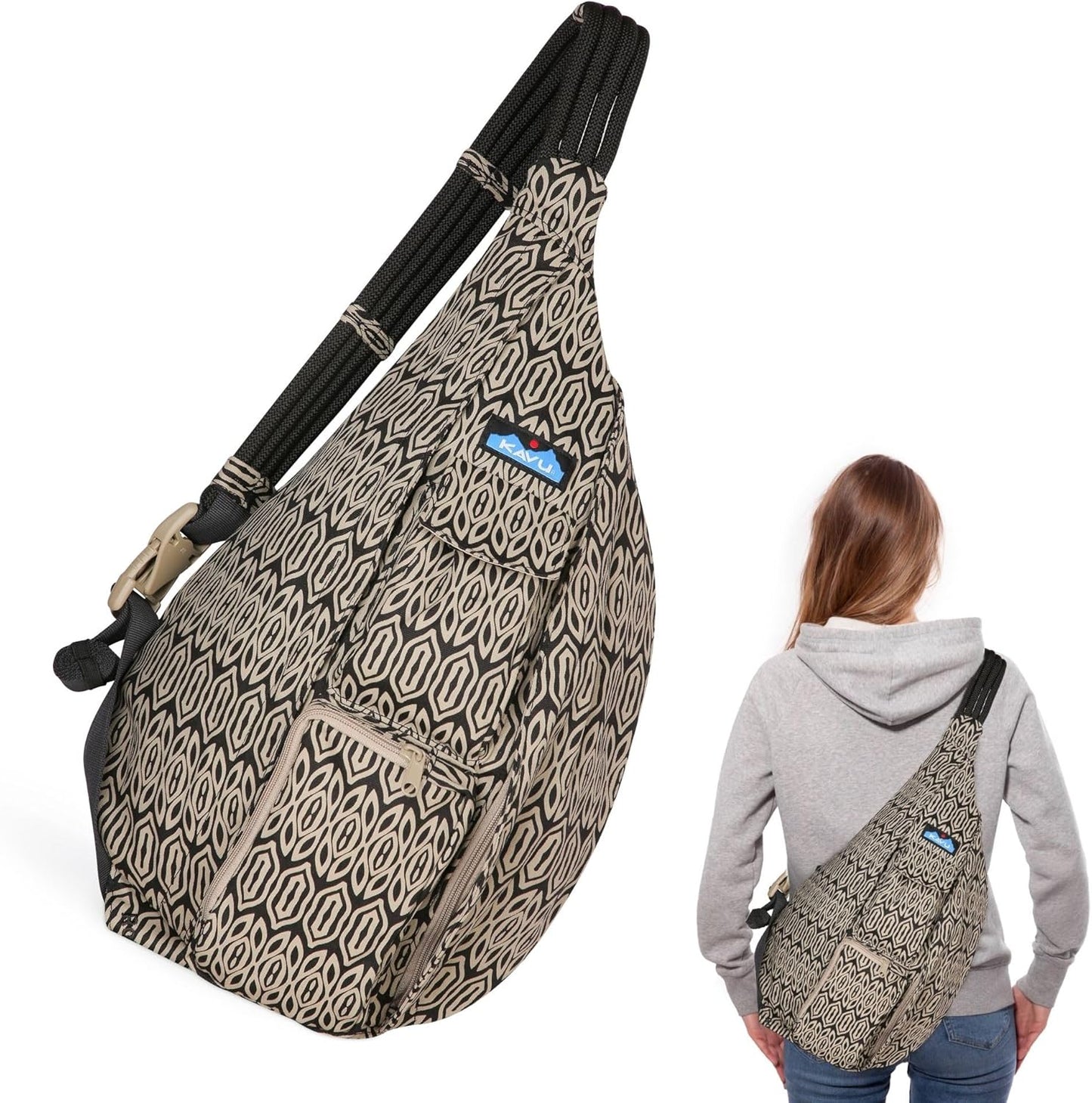 KAVU Rope Bag - Sling Pack for Hiking, Camping, and Commuting