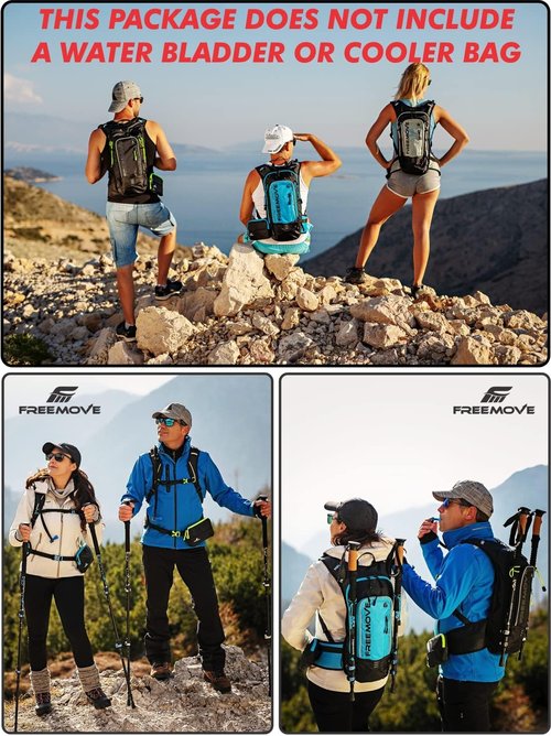 Backpack Daypack 10L, Phone Pocket, Suitable as Light Hydro Pack for Hiking, Running, MTB, Biking, Water Bladder NOT Included