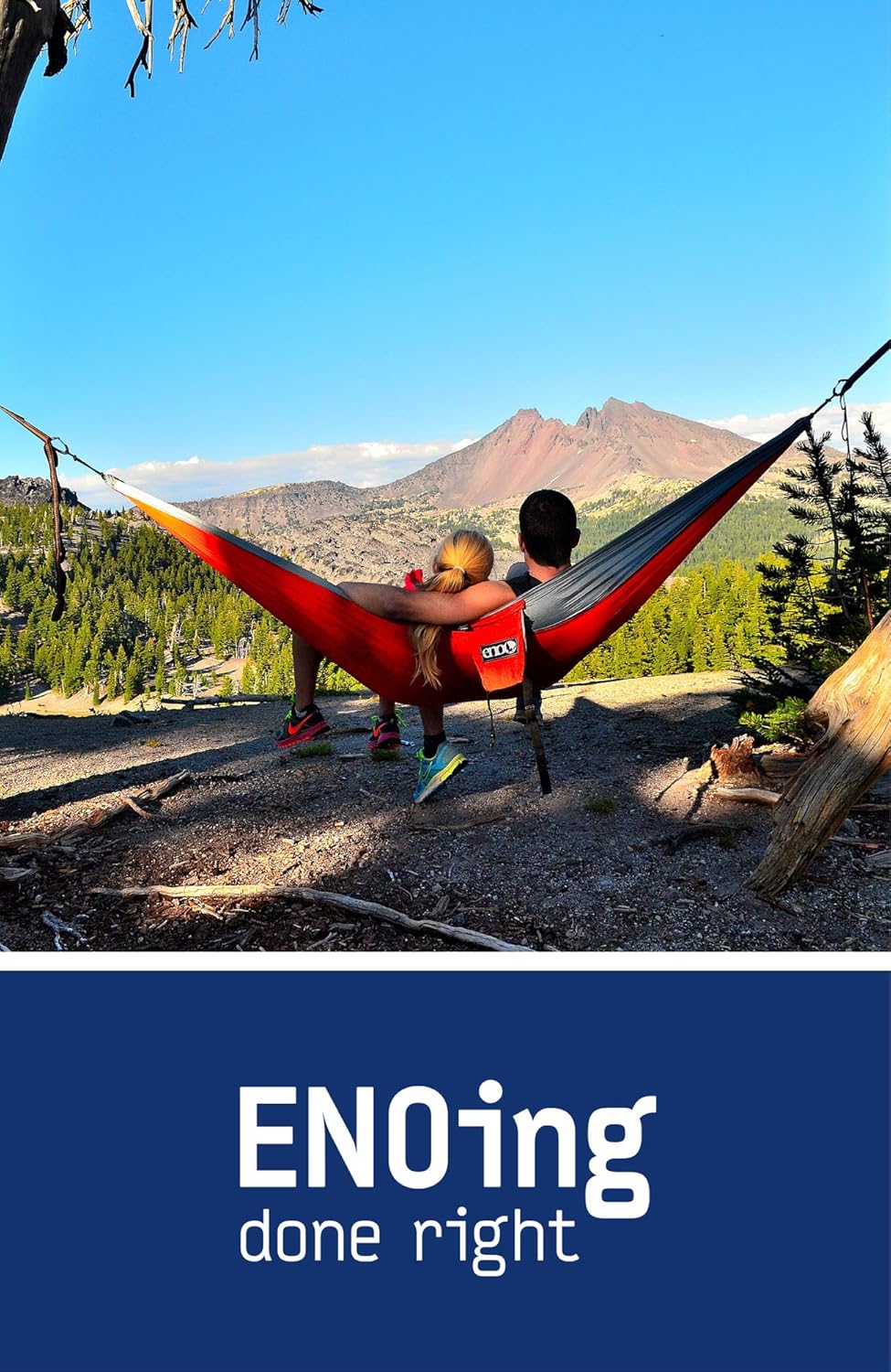 Eagles Nest Outfitters SingleNest Hammock (Red/Charcoal)
