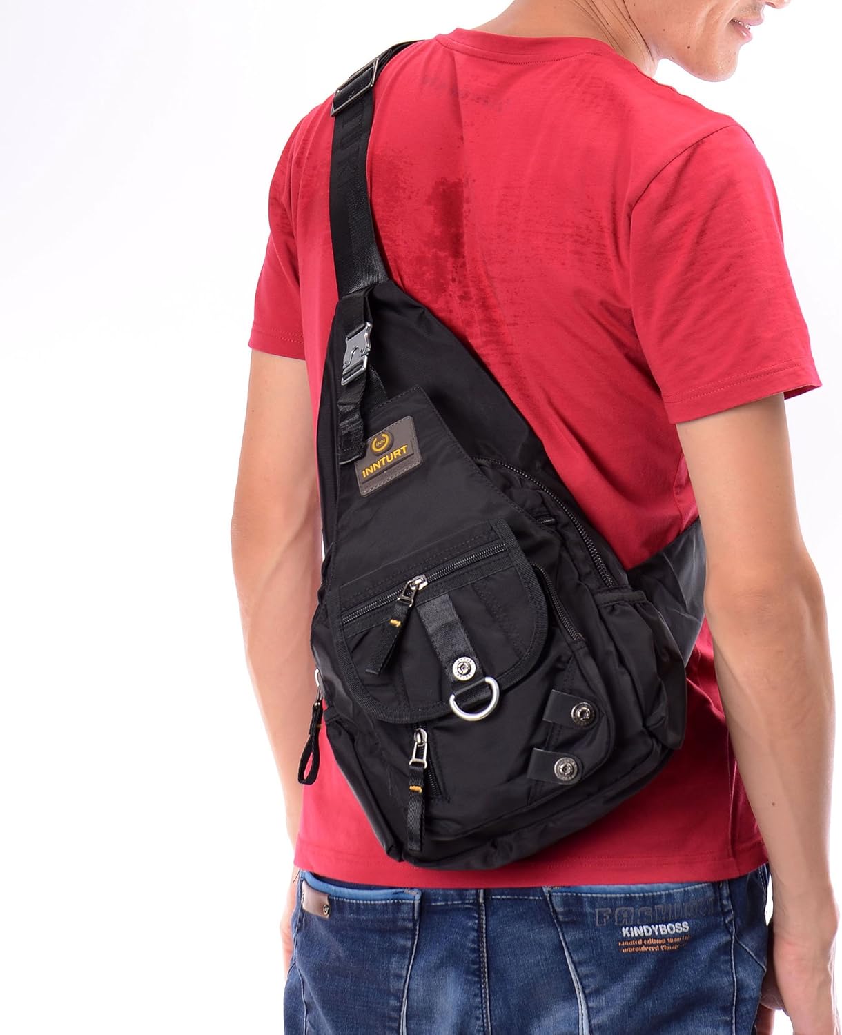 Sling Backpack Sling Bag Crossbody Daypack Chest Shoulder Pack for Men Women