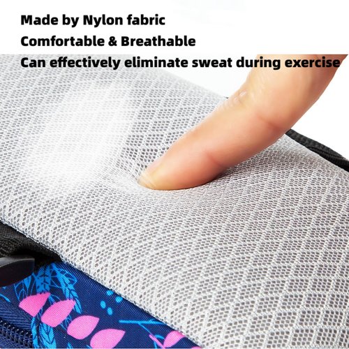 NELboNs Water Bottle Pouch Compatible with Stanley 18-40oz Tumblers Fashion Zipper Pouch Bag for Gym Running Workout Walking Armband to Hold Cellphone,Keys,Earphones,Chapstick or Cards
