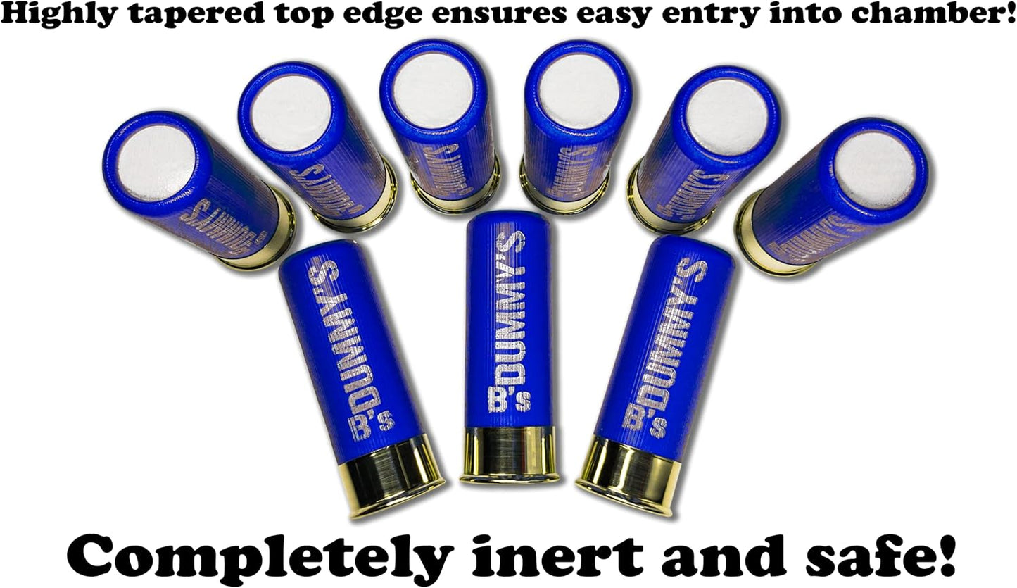 B's Dry Fire Snap Caps - Dummy 12 Gauge Training Caps (12 Ga Blue 2 ¾”)