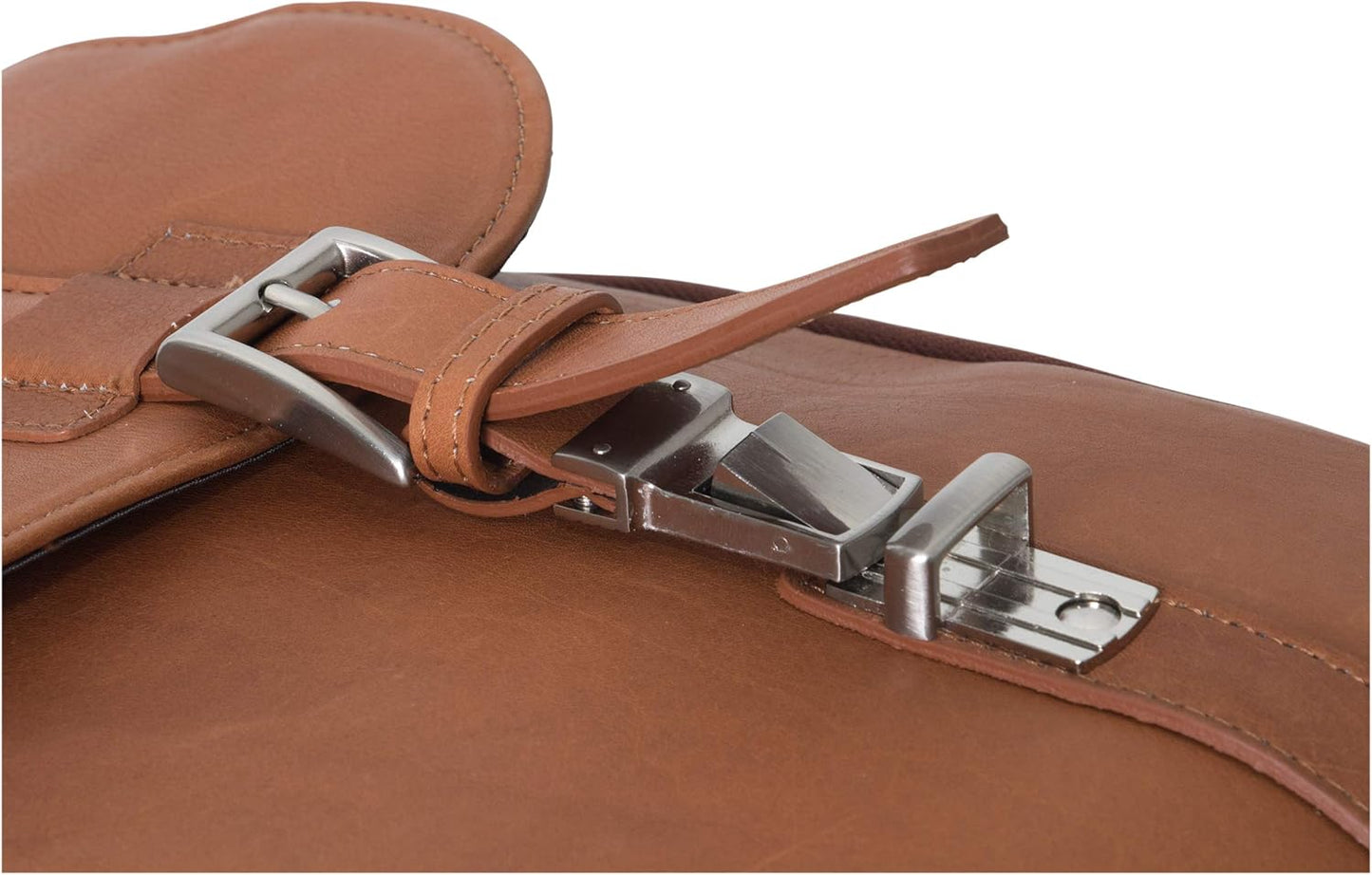 Kenneth Cole REACTION Show Business 16" Colombian Leather Business Laptop Portfolio Messenger Bag
