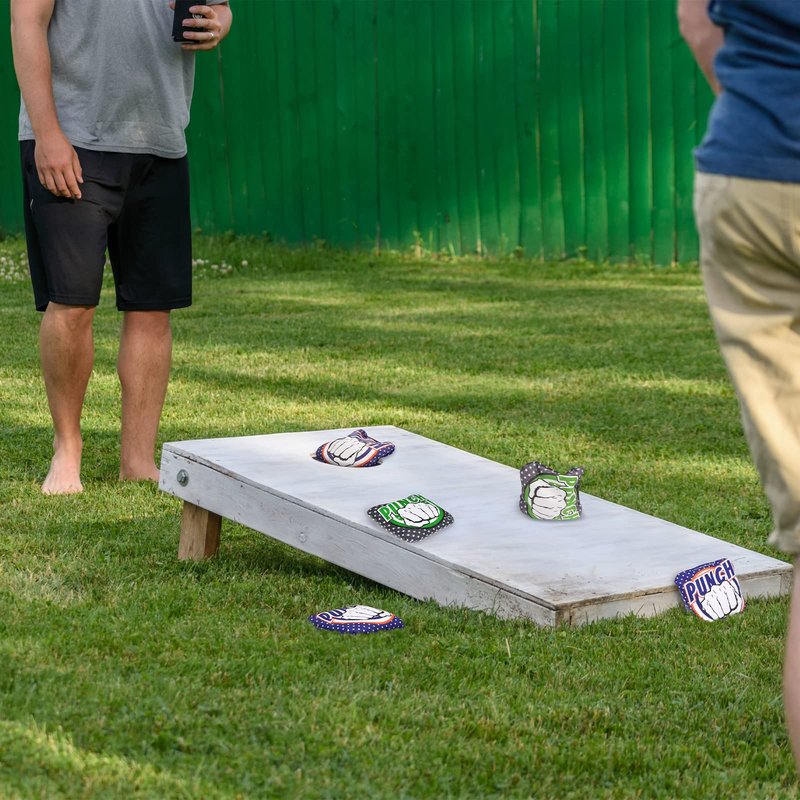 LZFAN Cornhore Bags, Bean Bags for Cornhole Set of 4 Regulation Slick and Stick Cornhole Bags, Professional Game Changer Corn Hole Bags