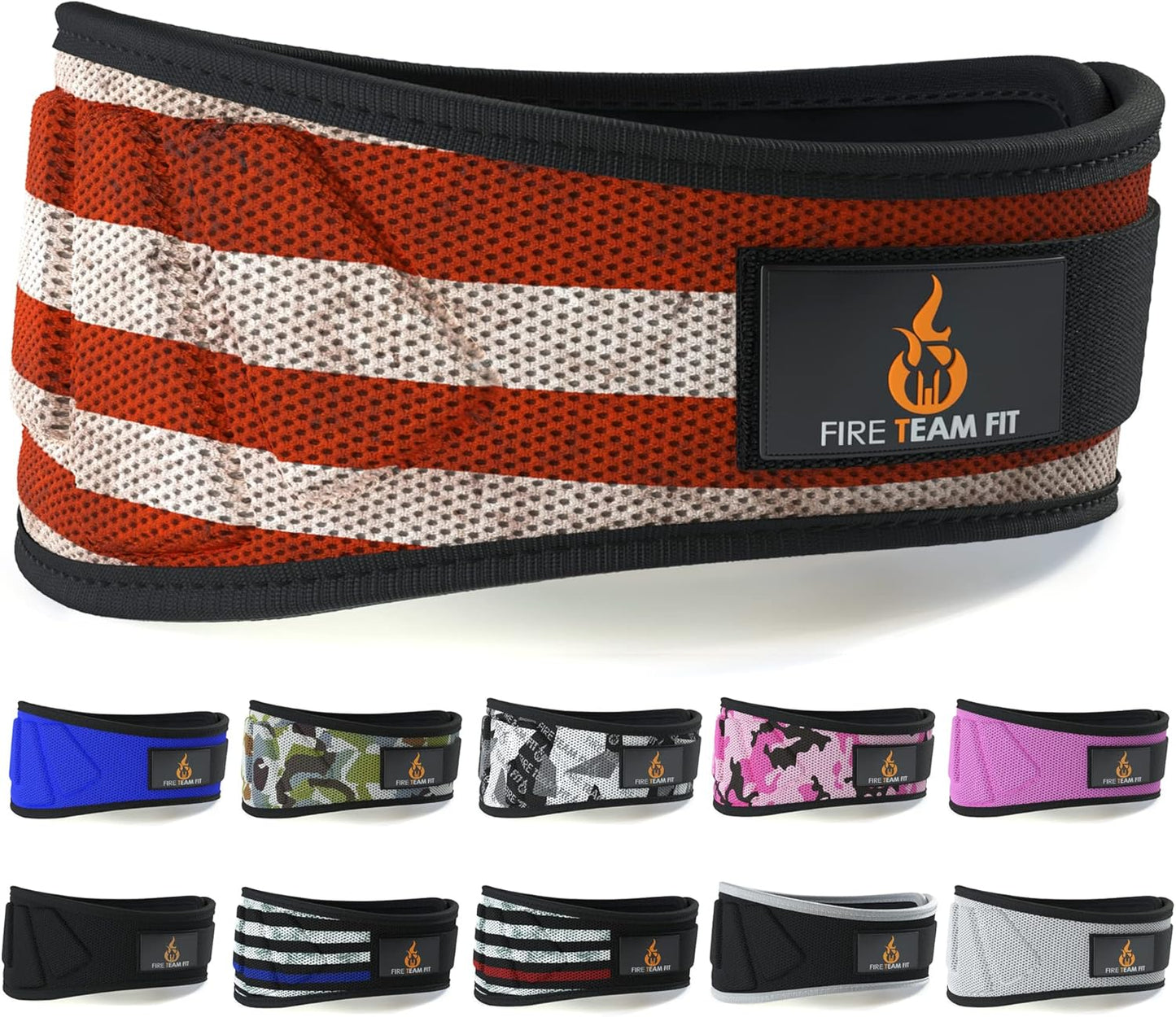 Weight Lifting Belt for Men and Women, 6 Inch, Bodybuilding & Fitness Back Support for Cross Training Workout, Squats, Lunges