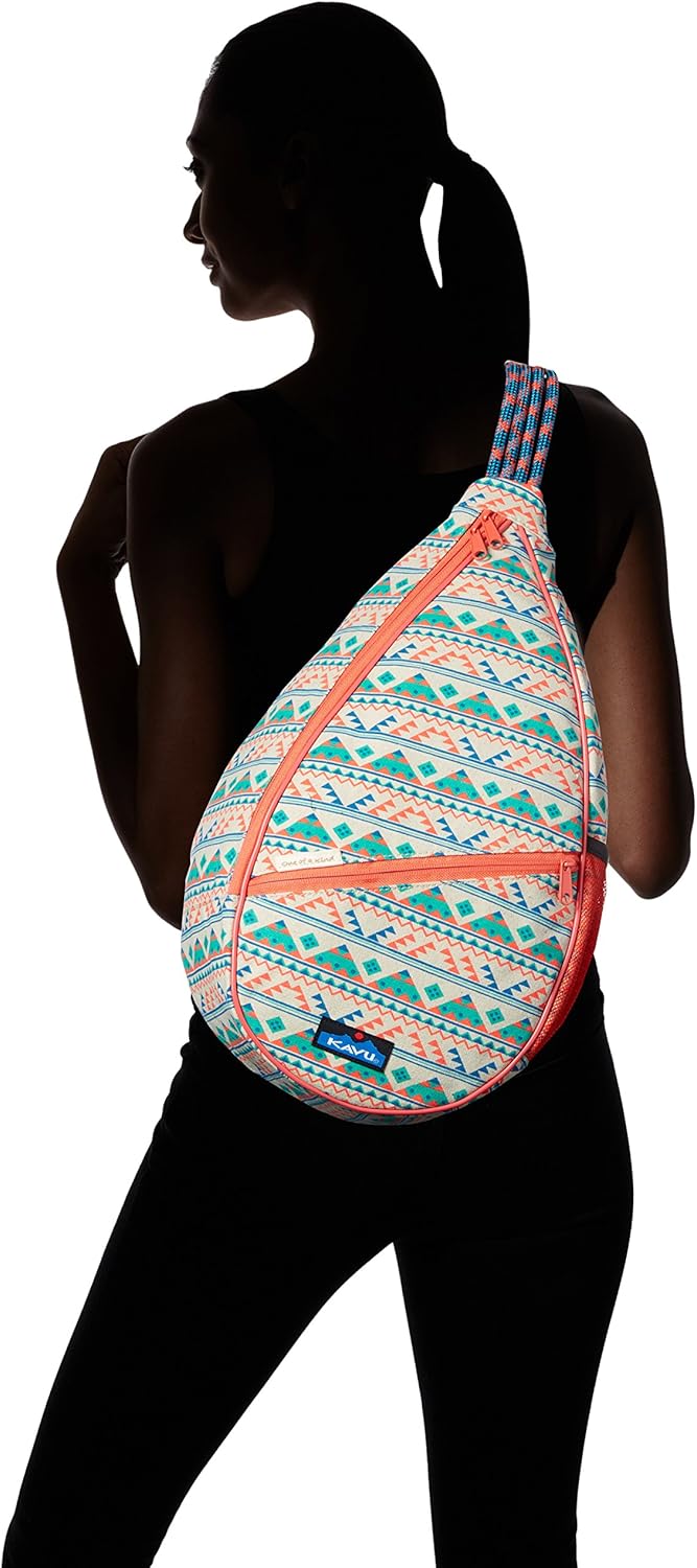KAVU Paxton Pack Backpack Rope Sling Bag - Jet Black
