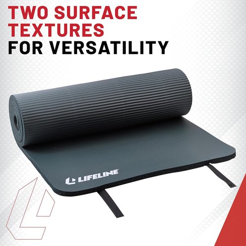 Lifeline Exercise Mat Pro -72"X23"X5/8"-Multiple Color options
