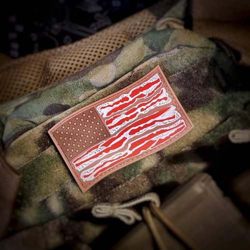 American Bacon Flag - PVC Morale Patch