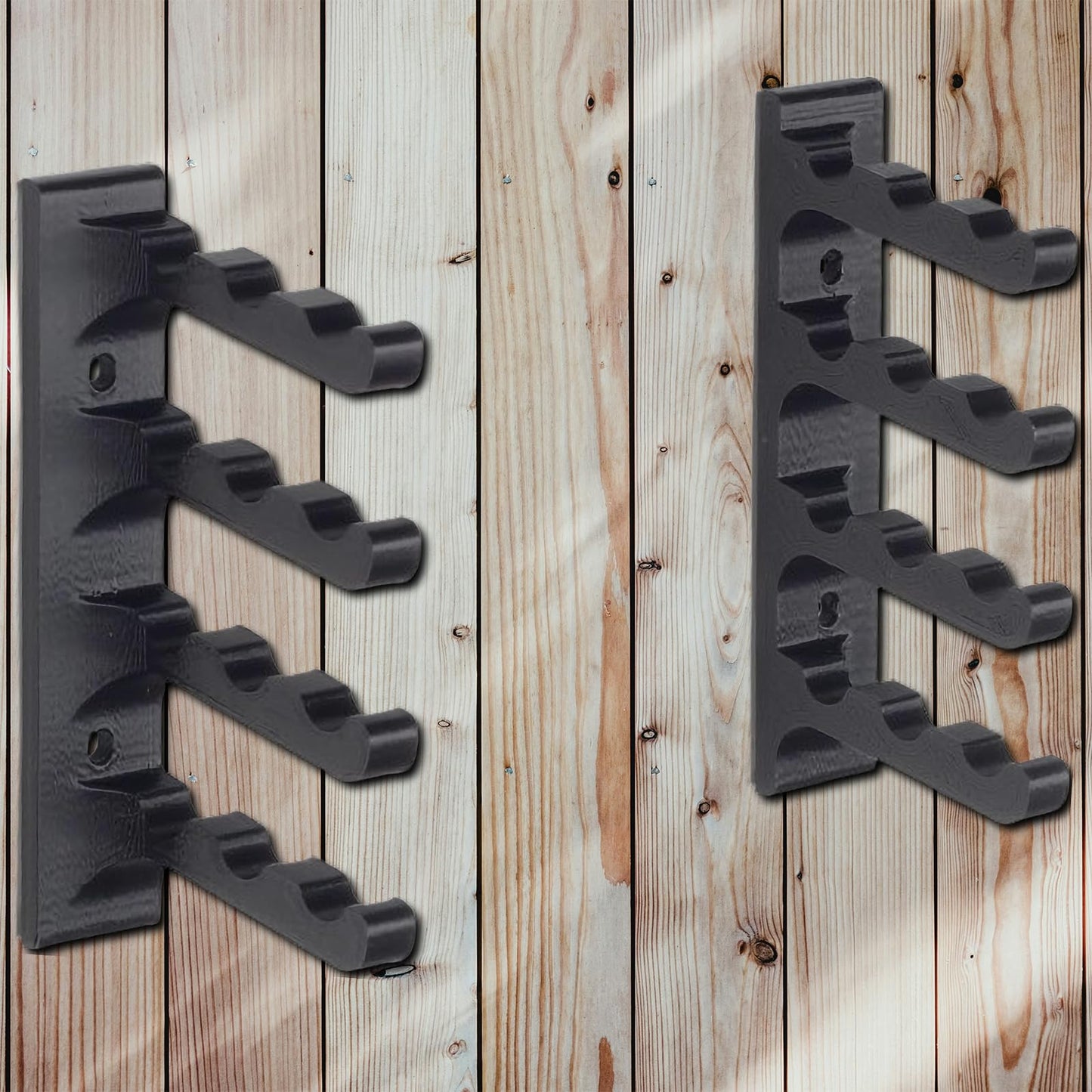 FENJANER Archery Wall-Mounted Brackets Arrow Holder- 12 Arrows Display Hanger Brackets Rack for Wall in Home
