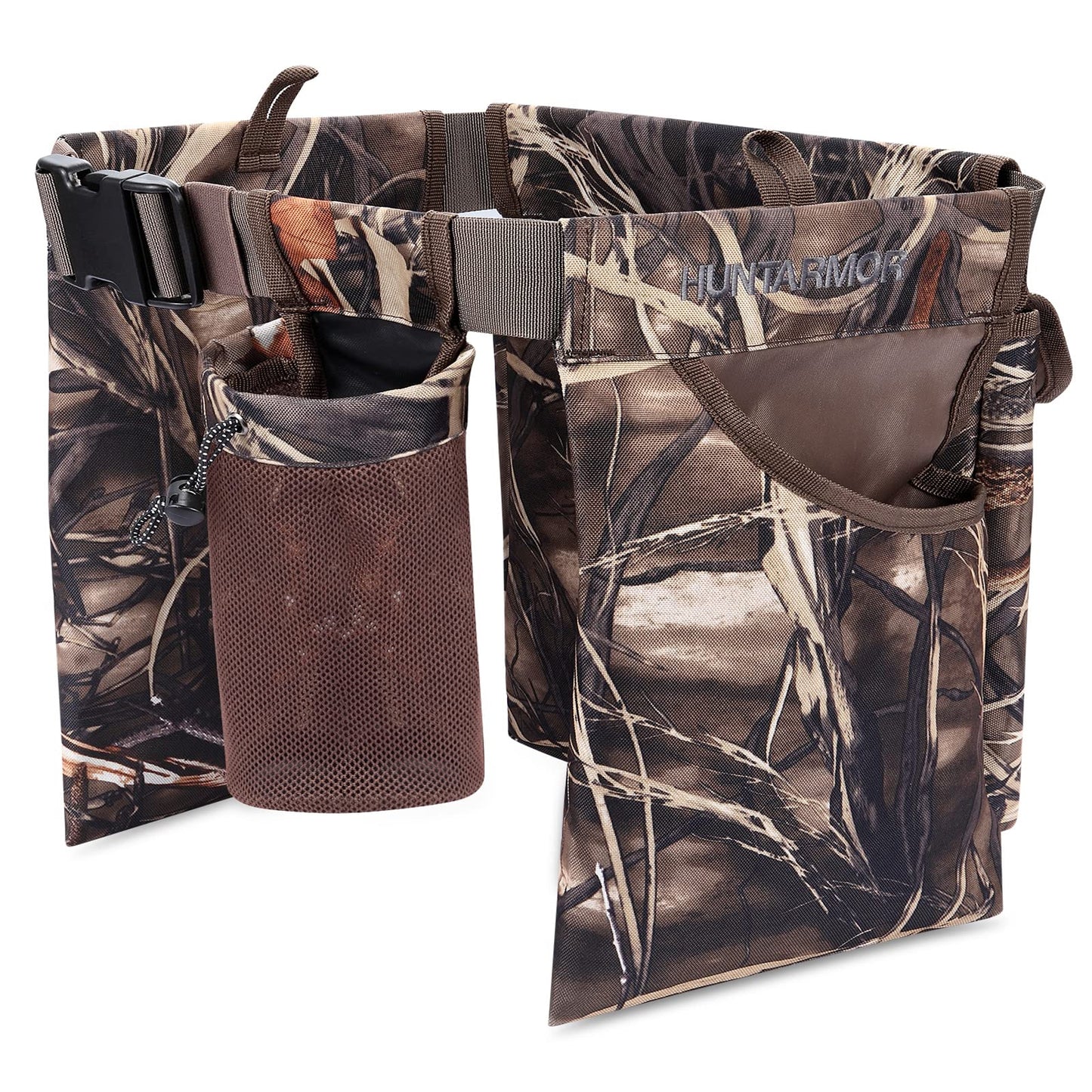 UIIHUNT Dove Hunting Dove Belt: Adjustable Dove Belt Game Bag, Dove Gear Field and Shooting Game Belt, Hunting Accessories (Yellow Reed Camo)