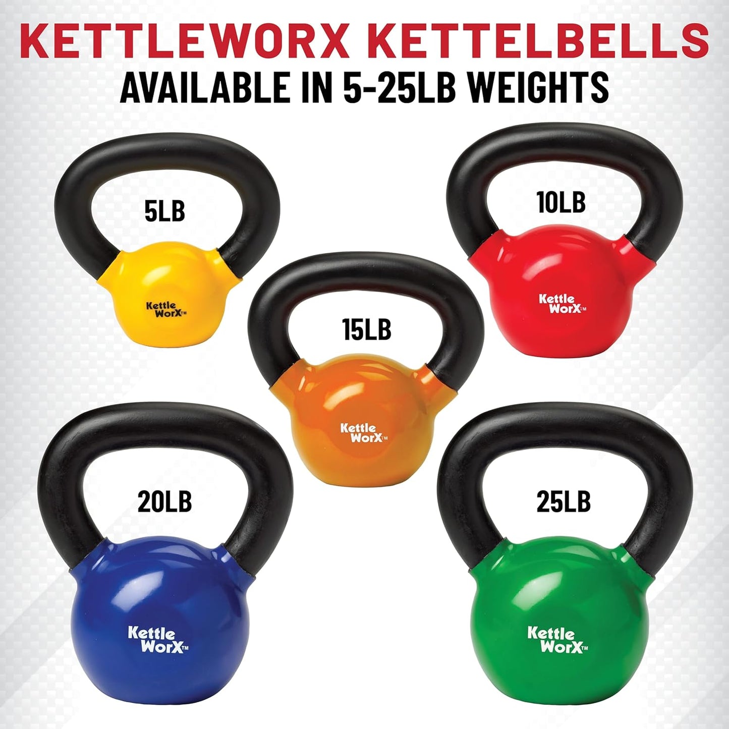 Kettlebell Weight for Strength Training & Fitness - Durable, Versatile Design