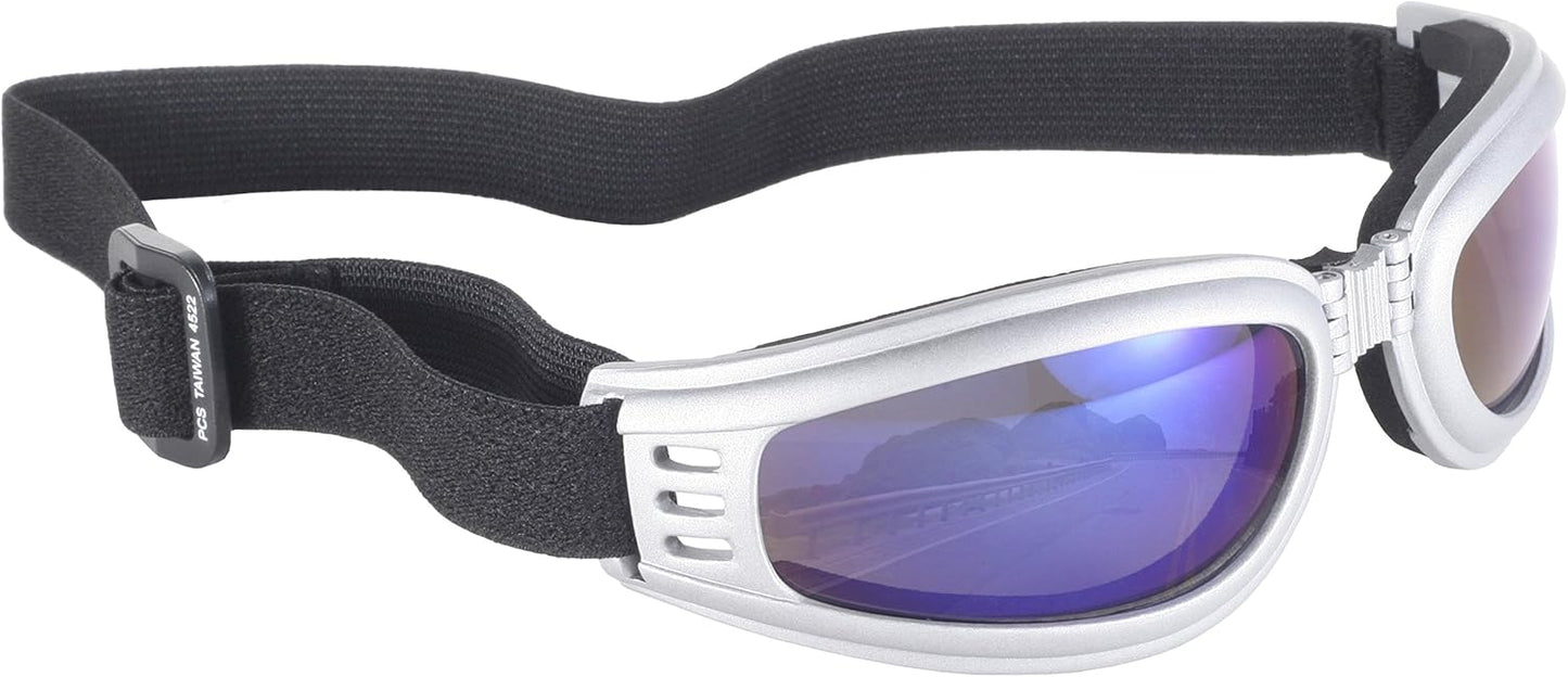 Pacific Coast Nomad Value Folding Riding Goggles Black Frame Smoke Lens