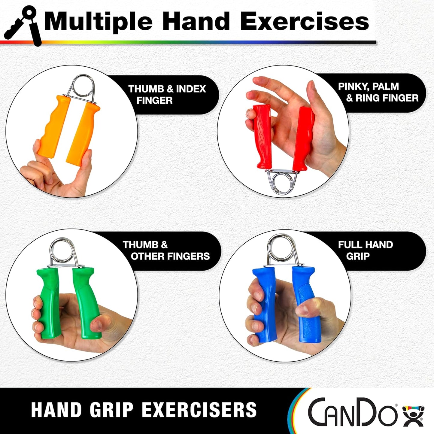 CanDo Ergonomic Hand Grip