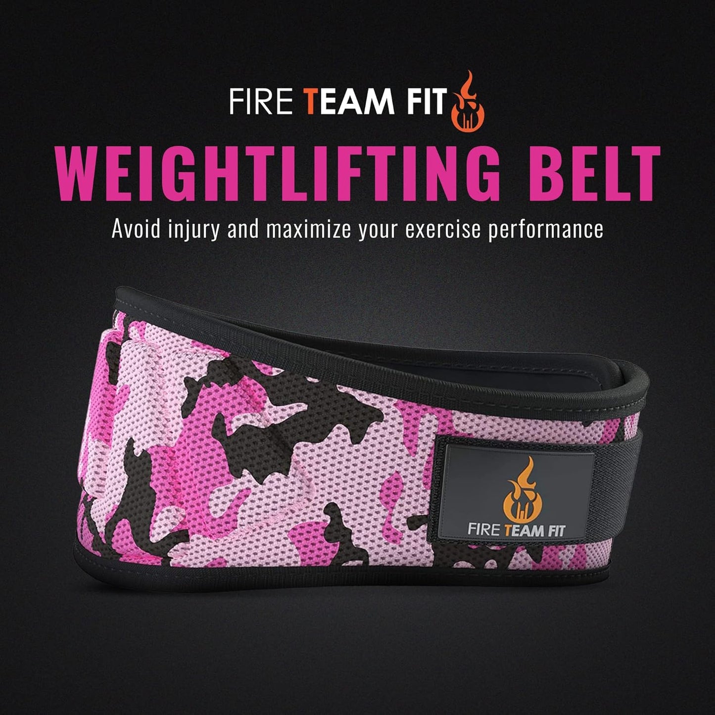 Weight Lifting Belt for Men and Women, 6 Inch, Bodybuilding & Fitness Back Support for Cross Training Workout, Squats, Lunges