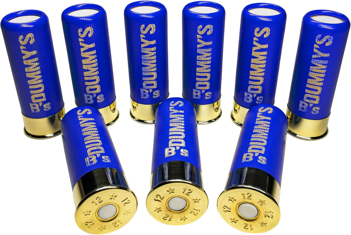 B's Dry Fire Snap Caps - Dummy 12 Gauge Training Caps (12 Ga Blue 2 ¾”)