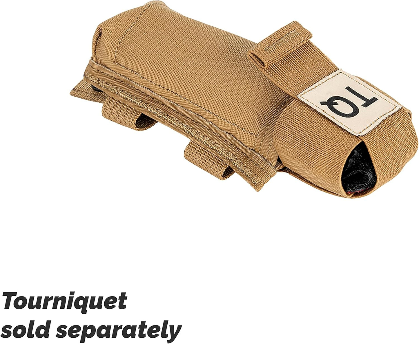 North American Rescue C-A-T Tourniquet Holder NAR CAT Gen 6, Gen 7 Tactical TQ Pouch MOLLE Connectors for Duty Belt, Gear, Vest