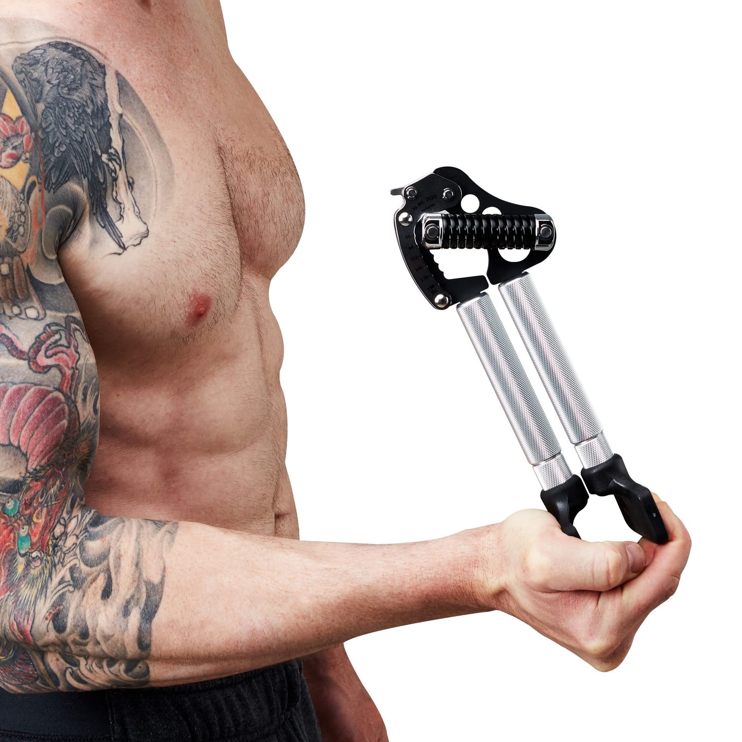 GD IRON GRIP EXT.P 90(Rock Climbing Grip Trainer) Grip Strength Trainer Adjustable Hand Grip Strengthener (55~198 lb) Hand Grip Exerciser Strengthener Wrist Strengtheners for Climbing Finger Training