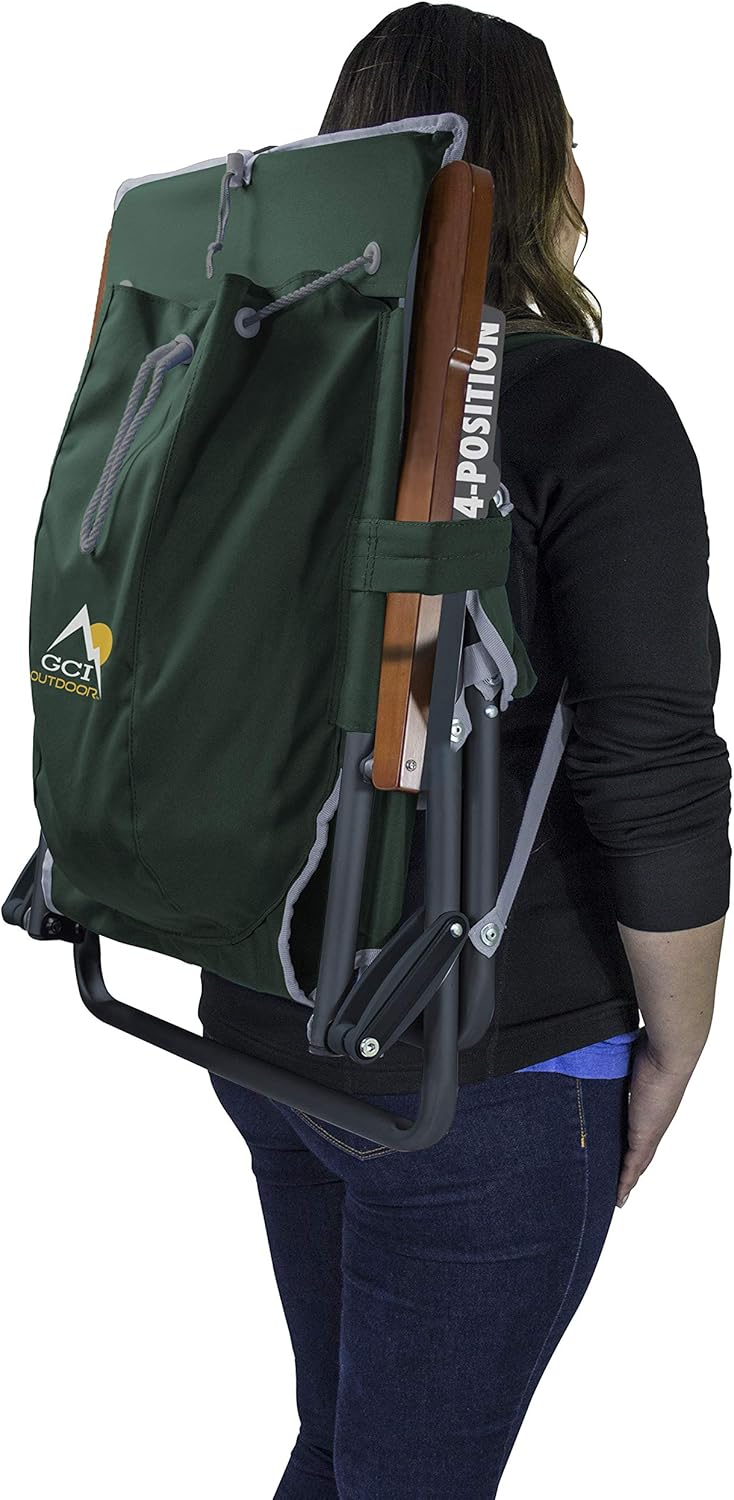 GCI Outdoor Wilderness Backpacker Reclining Camping Chair