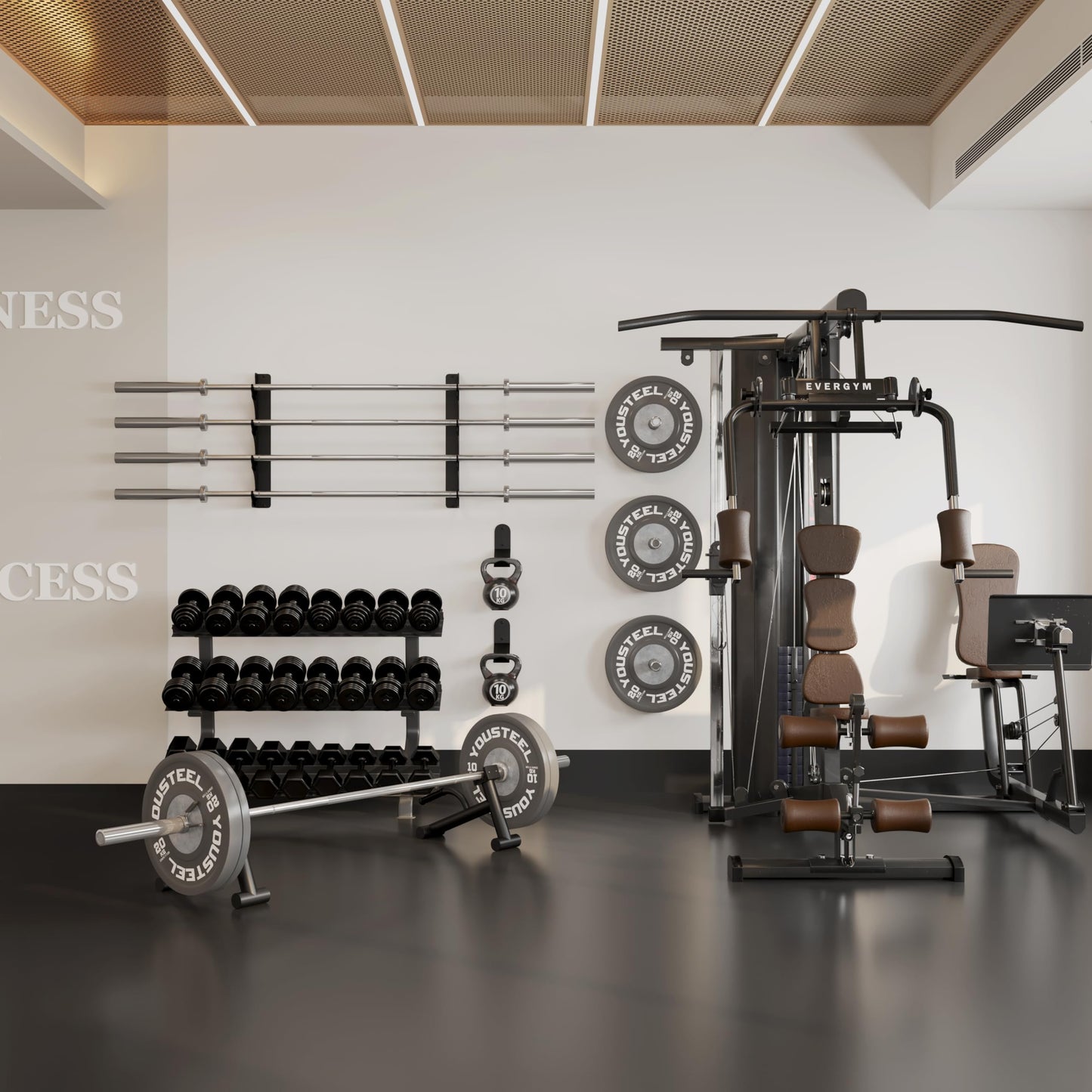 Kettlebell Rack Heavy Duty Kettlebell Storage Holders Wall Mount Kettlebell Hanger for Workout Room Commercial Gym Home Gym