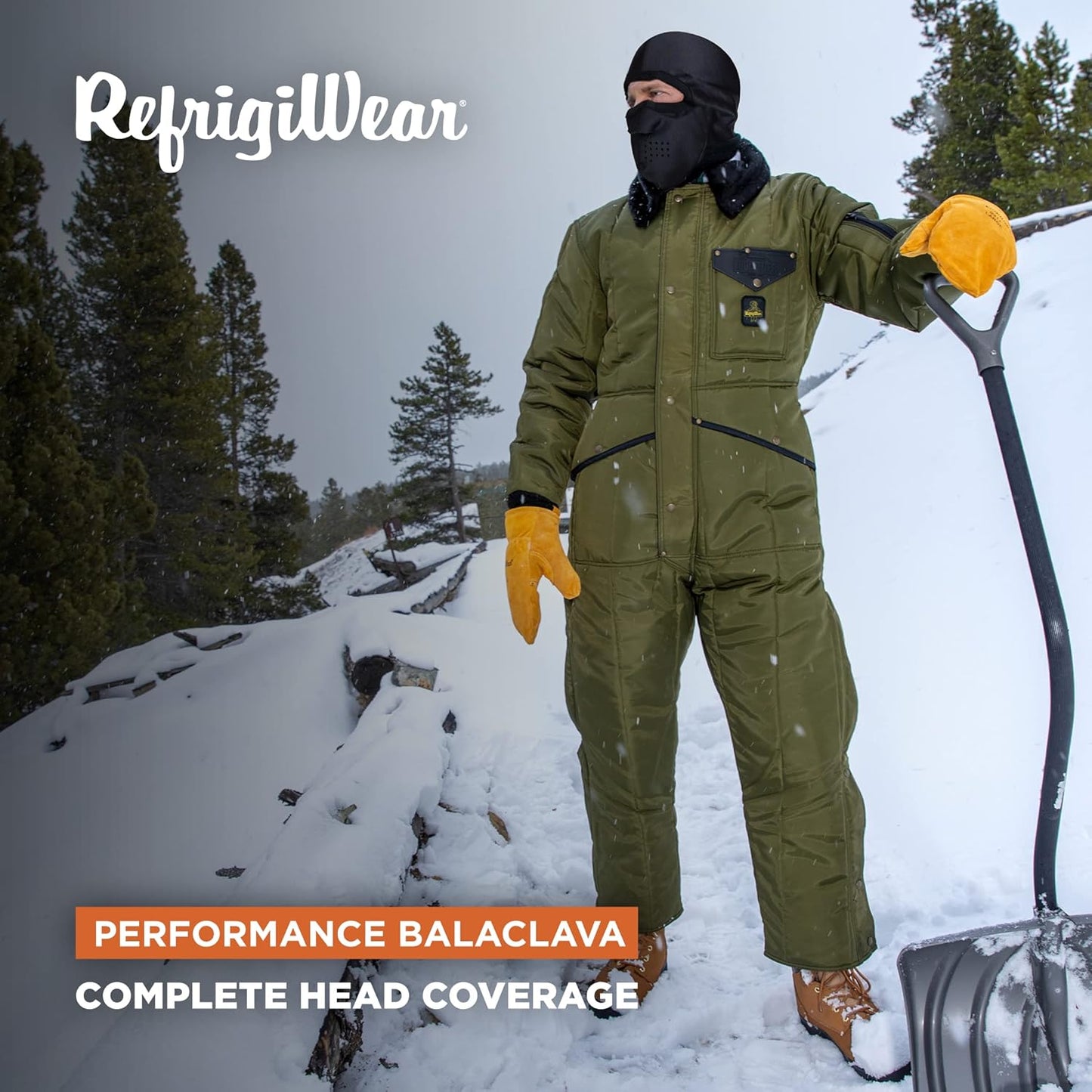 RefrigiWear Unisex Performance Balaclava – Waterproof, Windproof, Breathable Micro-Fleece Face Mask