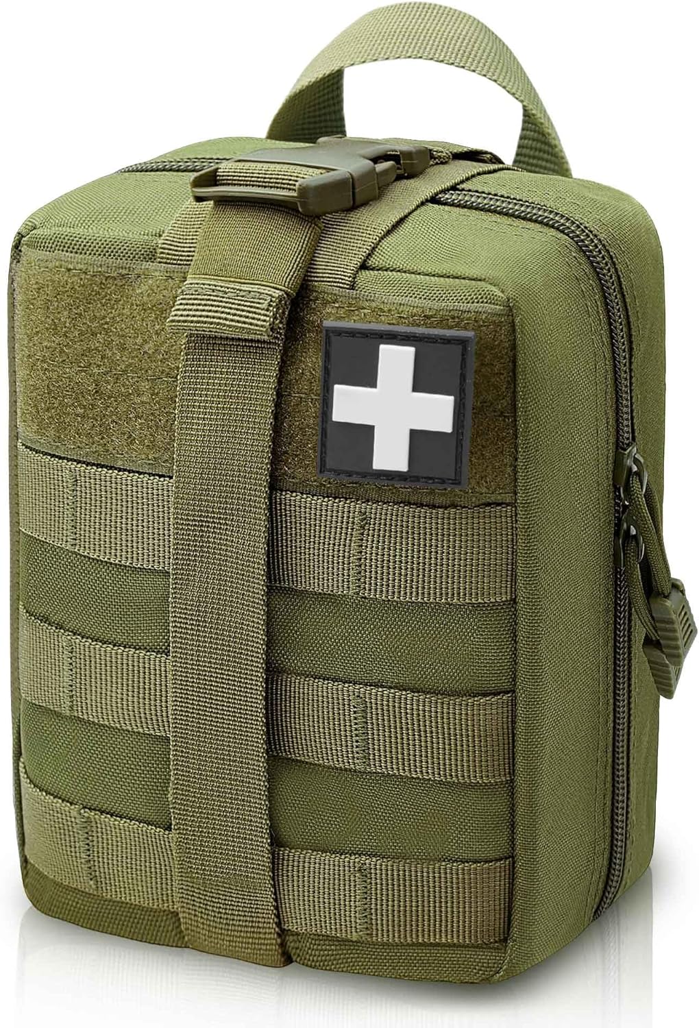 1000D Molle Ifak Pouch Rip Away, Tactical Tear Away Medical Pouch Empty, Military First Aid Pouch Bag Only for Camping Hiking Travel