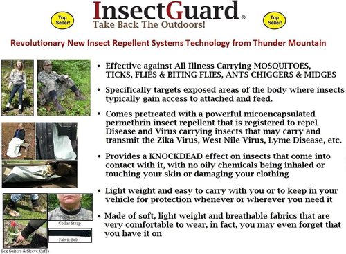 InsectGuard Permethrin Treated Mosquitoes, Flies, Ticks Insect Repellent BodyForge Authentic Mexican Falsa Yoga Blanket