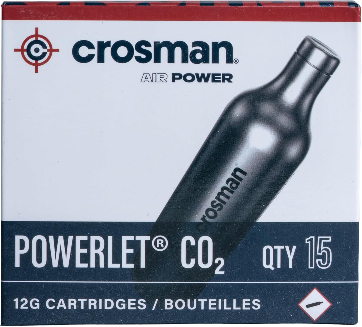 Crosman 15-Count CO2 Cartridges For Air Rifles And Air Pistols