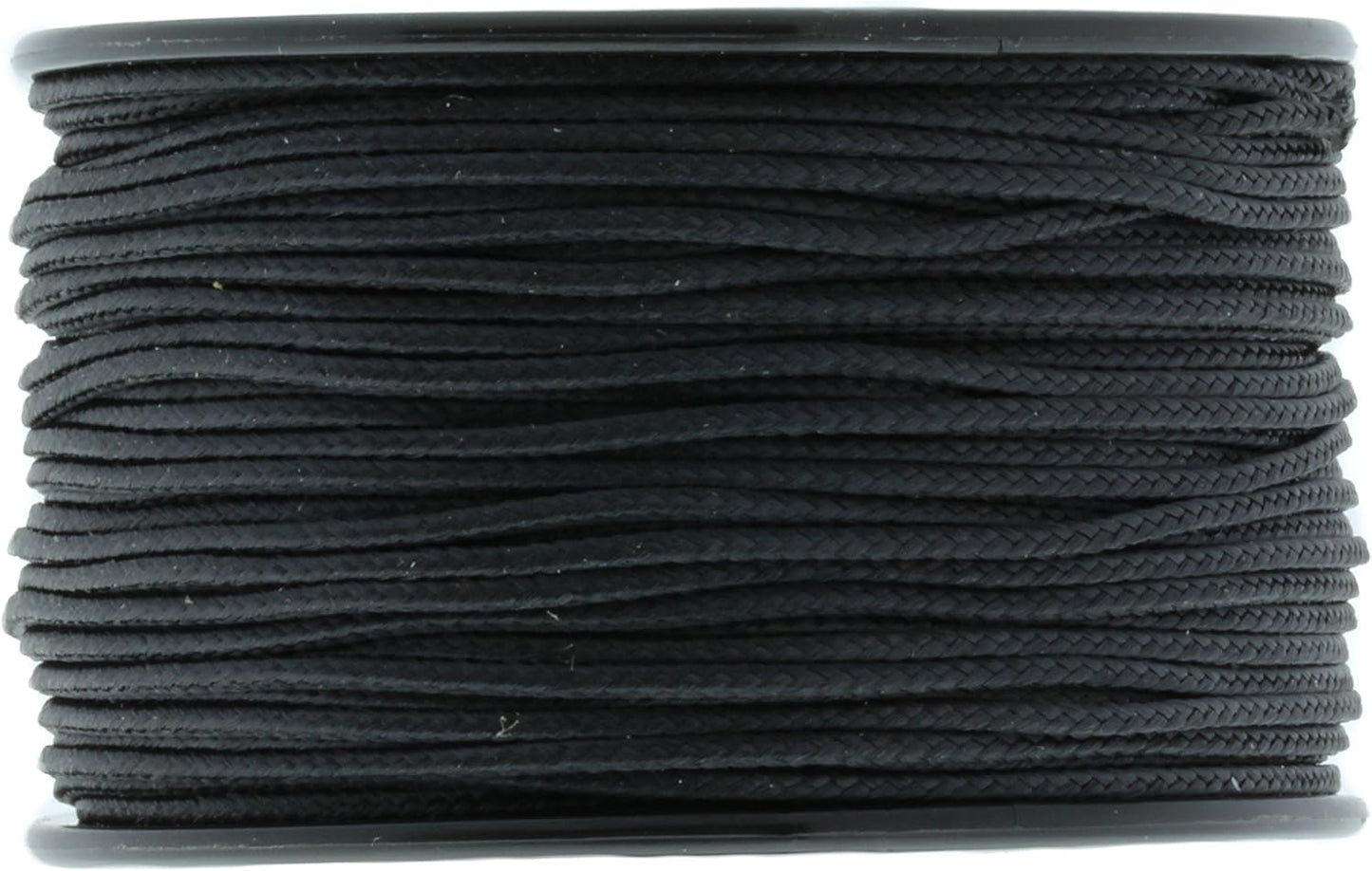 JIG PRO SHOP Black 1.18mm x 125' Micro Cord Paracord - Made in The USA
