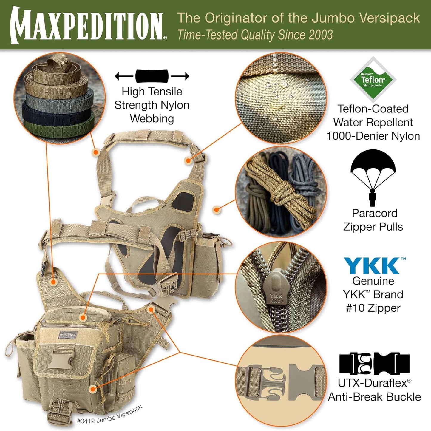 MAXPEDITION Jumbo Versipack