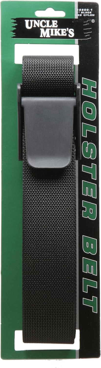 Uncle Mike's Sidekick Holster Belt, Up to 50-Inch Waist (One Size, Black)