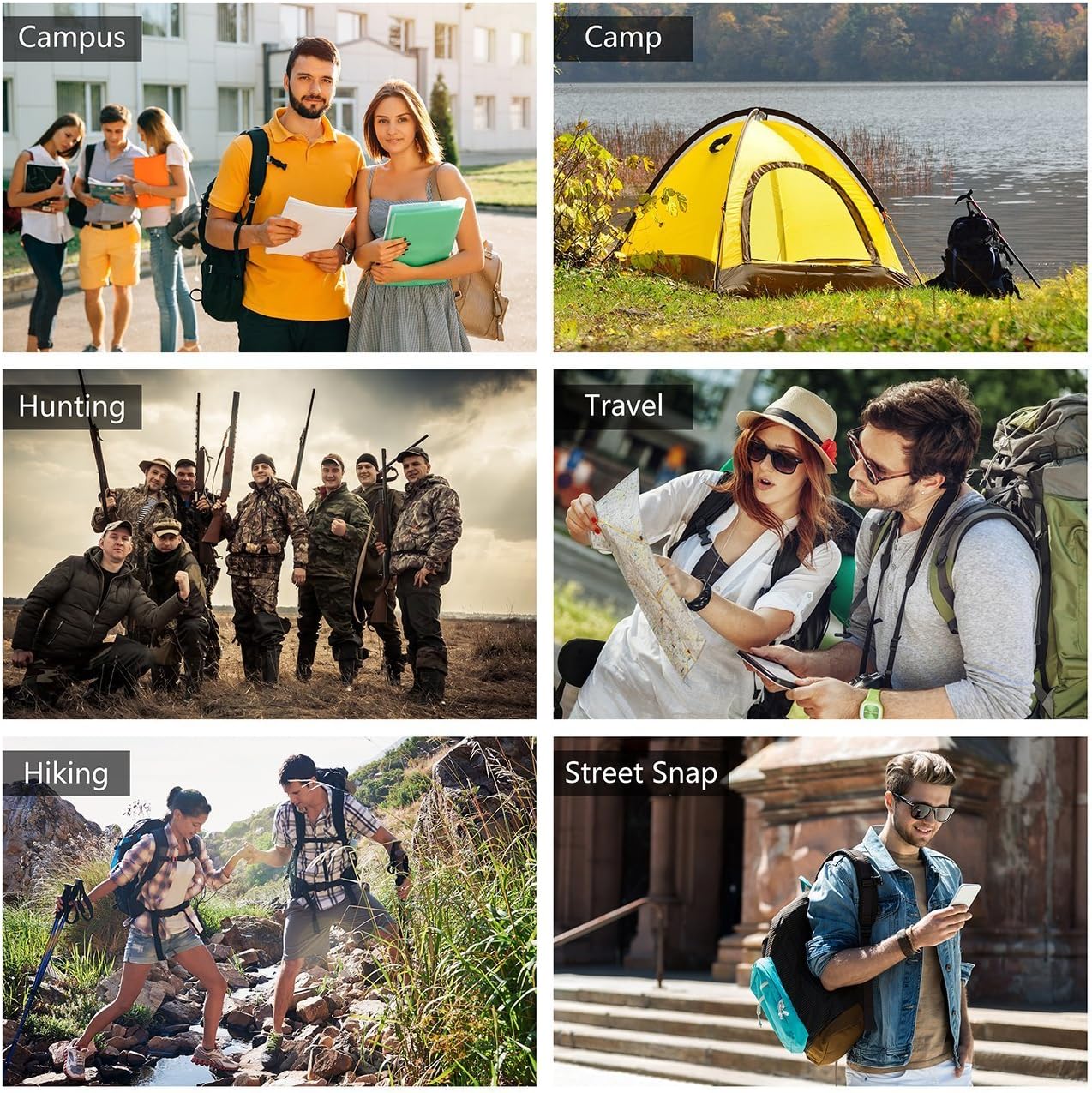 Gelindo Men's Military Tactical, Black, 35L