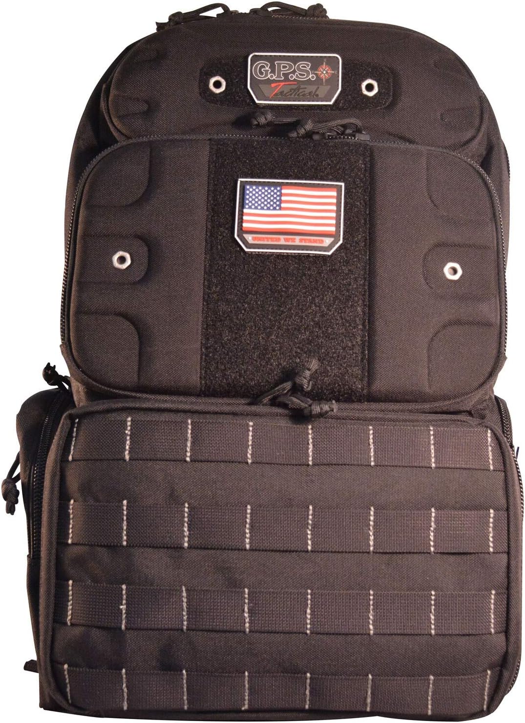G. Outdoor Products GPS GPS-T1913BPB Tactical Range Backpack Tall That Holds 3 Handguns in Black