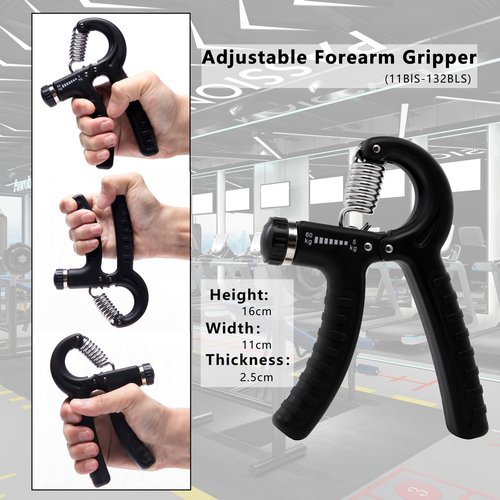 Xzyppci Grip Strength Trainer (8 Pack),Hand Grip Strengthener,Forearm Strengthener,Adjustable Resistance Hand Gripper,Finger Exerciser,Forearm Workout for Muscle Building