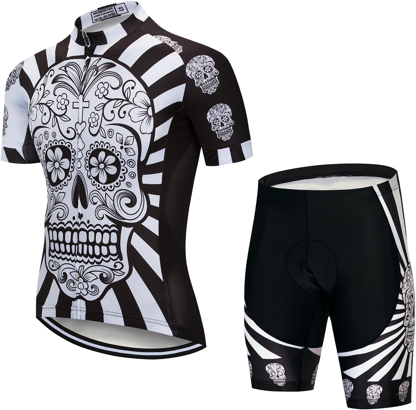 JPOJPO Cycling Jersey Men, Mountain Bike Shirt Tops S-5XL - Breathable and Quick Dry