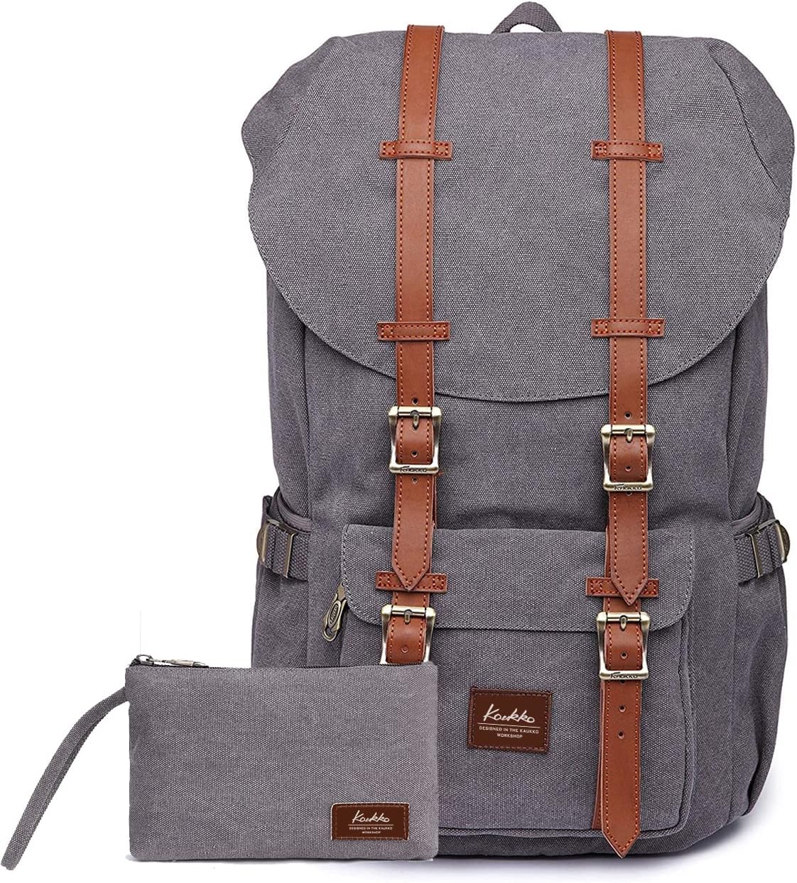 KAUKKO Backpack, (Black (E5-3), 45 x 27 x 17cm (HxBxT)