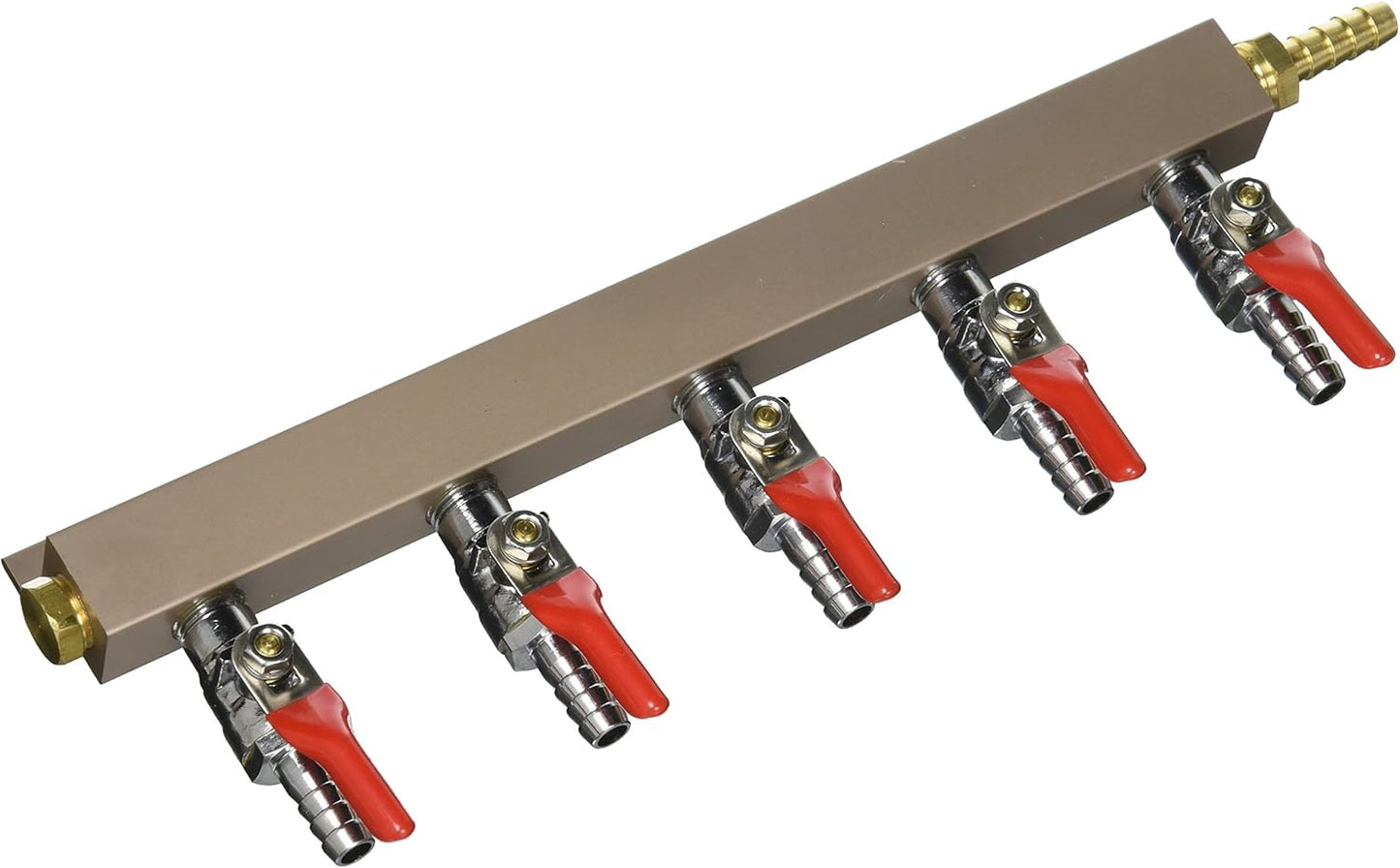 Bev Rite Air Distributor 5/16", CO2 Manifold - 3 way
