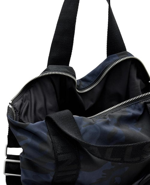 AllSaints Men's Handbags Kei Backpack Camo Blue