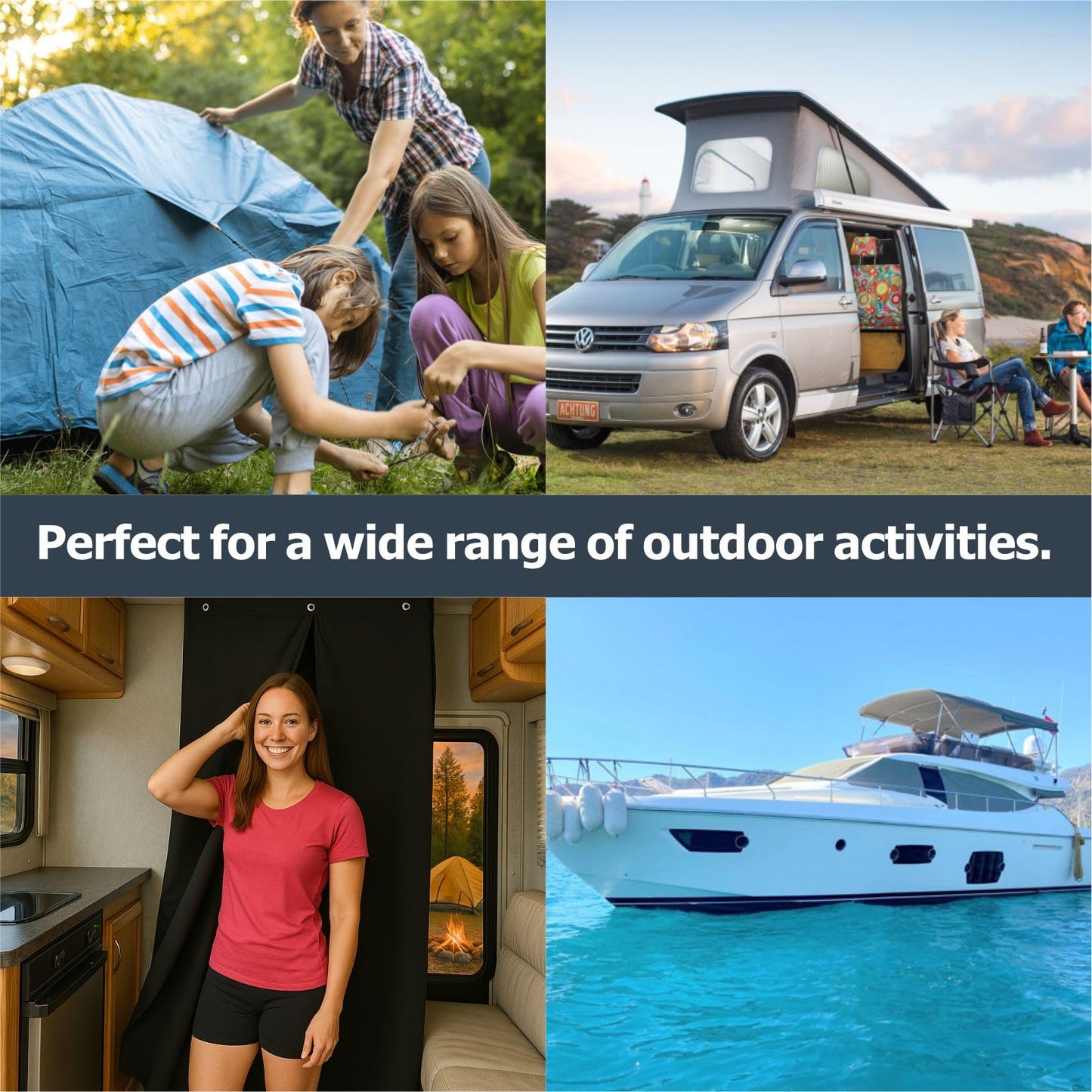 Privacy Tent for Boat Changing Room - Bimini Top Hanging Pontoon Instant Privacy Solution Curtain for Changing Clothes, 30" Lx27 Wx72 H