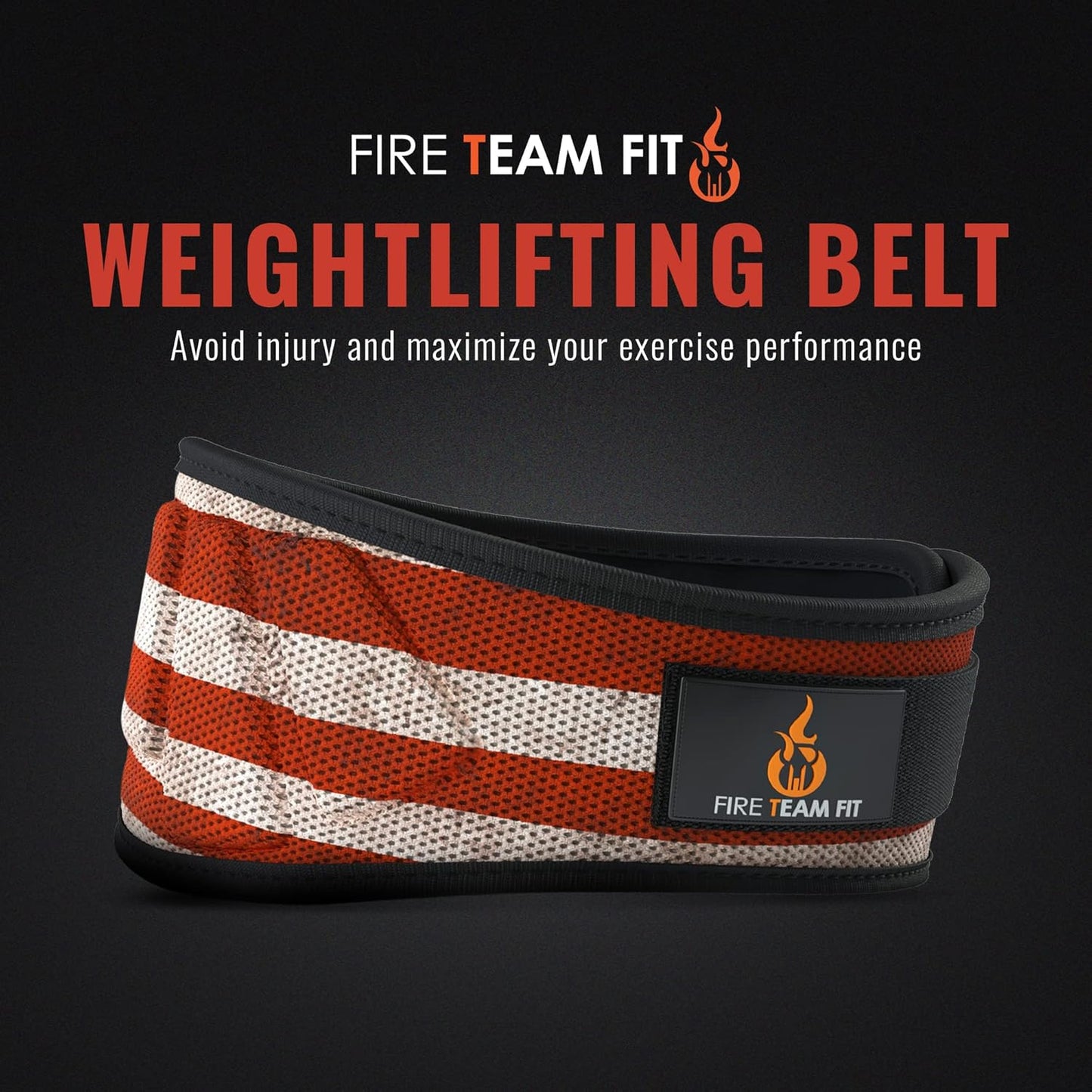 Weight Lifting Belt for Men and Women, 6 Inch, Bodybuilding & Fitness Back Support for Cross Training Workout, Squats, Lunges