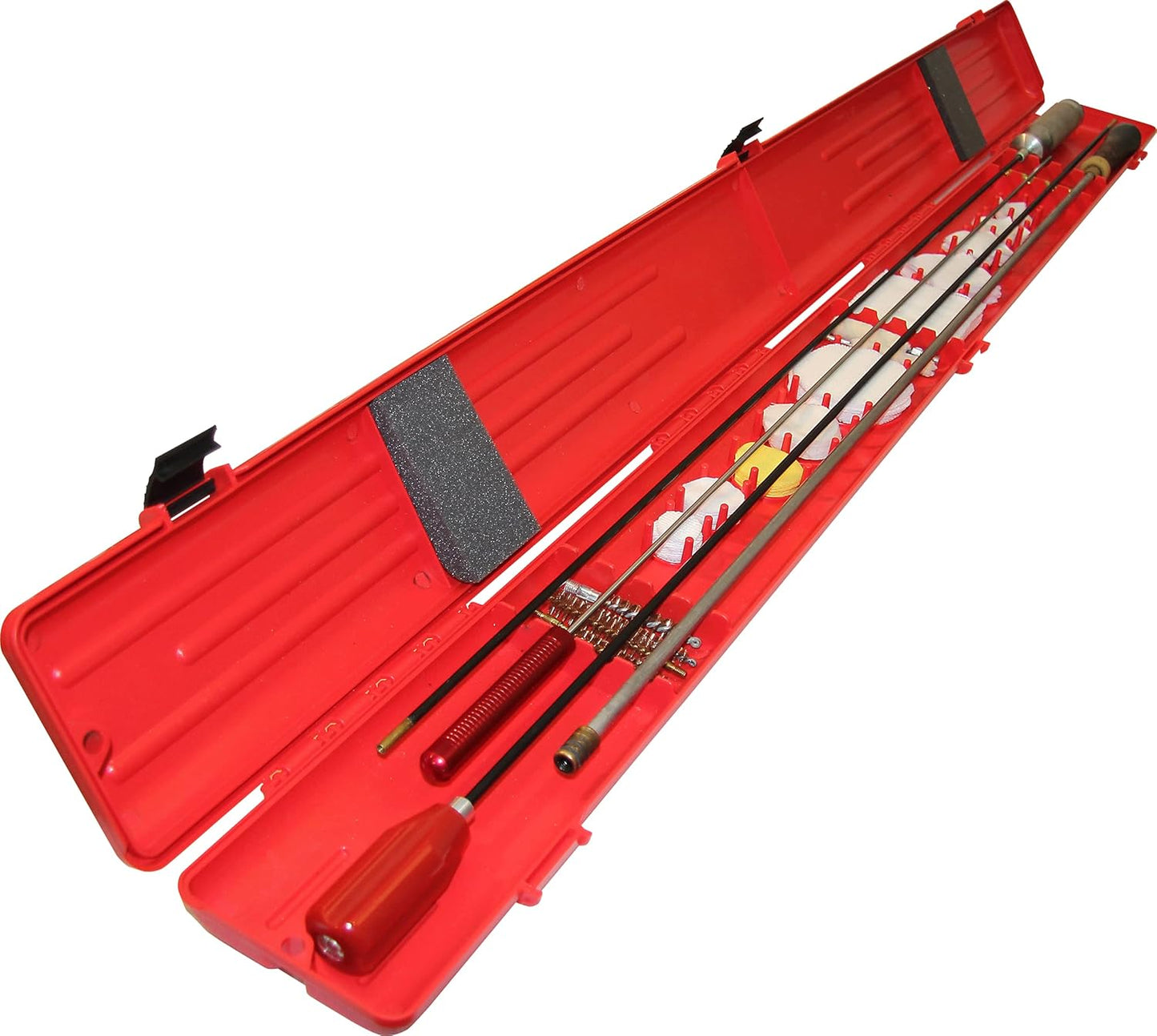 MTM CRC Gun Cleaning Rod Case, USA Made, Red