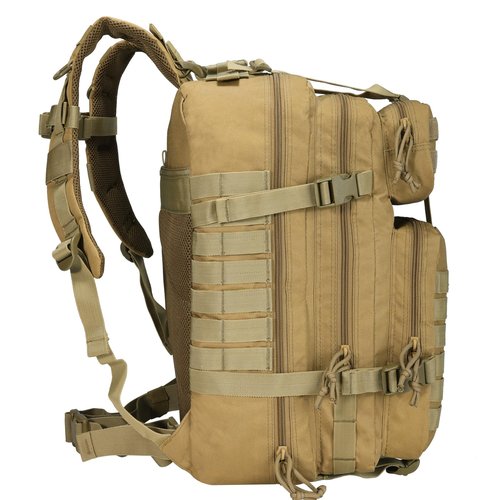 BOMTURN Tactical Military Backpack Molle Bag: 45L Waterproof Large Backpack Rucksack Army 3 Day Assault Survival Bag Pack